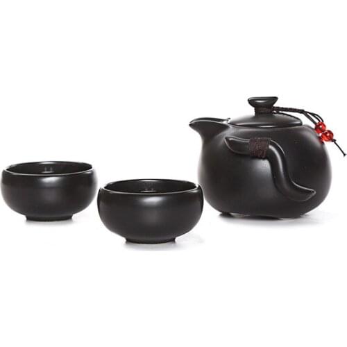 1 pot + 2 cups The Ding kiln tea Sets Portable Travel Tea Tet,Quick Cup,TeaPot Kettle,Gaiwan Kung fu tea set
