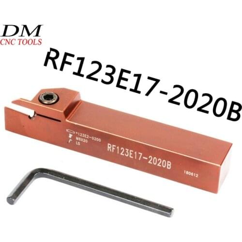1pcs RF123E17-2020B 20mm External grooving turning holder Suitable for N123E2-0200-0200 2mm cnc lathe turning tool cutting inser