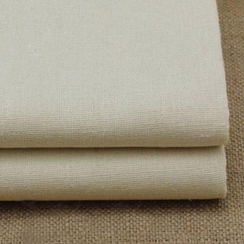 100*140cm beige sewing natural material bedding table cloth zakka linen cotton fabric