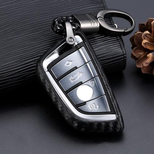 3/4 Buttons Keychain Key Case Cover Holder Keyfob Fit For BMW 2 3 5 6 7 Series X2 X3 X4 X5 X6 X7 X5M X6M Accessories