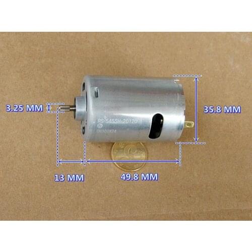 545-20120 Motor DC24V 6800 Turn High Torque Model Car Robot Motor