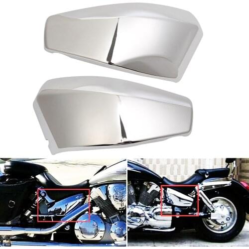 Motorcycle ABS Plastic Battery Side Covers Cover For Honda VTX1300 VTX 1300 2003-2009 2008 2007 2006
