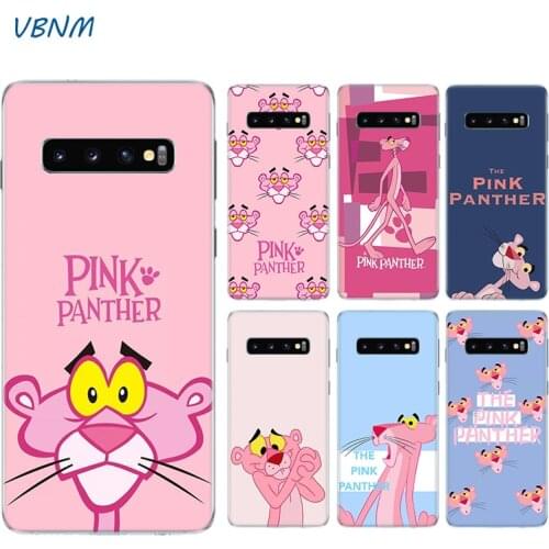 Pink Panther lovely Case For Samsung Galaxy S20+ S20 Ultra S10 S9 S8 Plus S10E S6 S7 Edge Note 8 9 10 Pro Cover