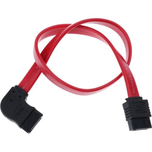 SATA Cable III 3.0 Revision 12inch 6 Gbps 7Pin Left Angle Cord Wire with Locking Latch