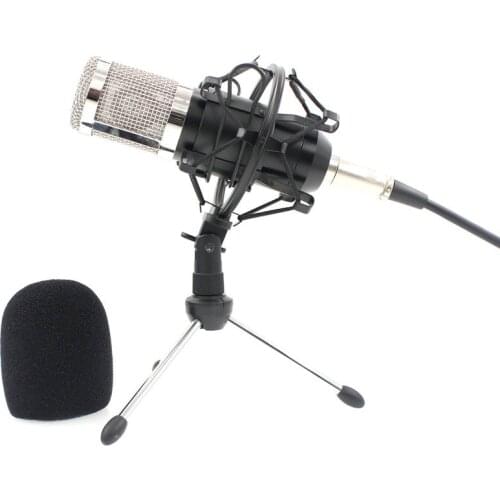 BM800 Mikrofon Condenser Microphone Professional Audio Studio Recording Microphone For Radio Braodcasting Singing BM 800