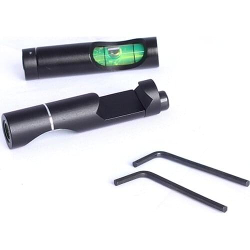 Metal Spirit Bubble Level for 20mm Weave Picatinny Base Hunting Tactical Riflescope Rail Rifle Sight Scope Mounts Accessories