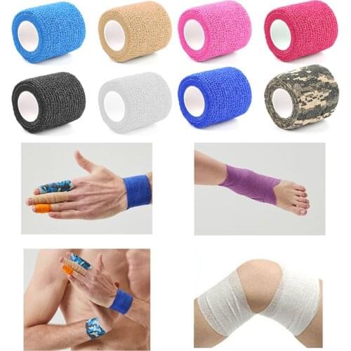 Disposable Self Adhesive Elastic Bandage For Handle With Tube Tightening Of Tattoo Accessories