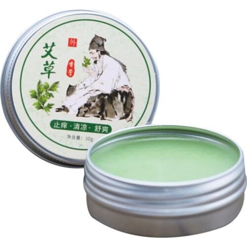 30g Wormwood Oil Cooling Ointment Mosquito Repellent Insect Bite Repair Refreshi M89F