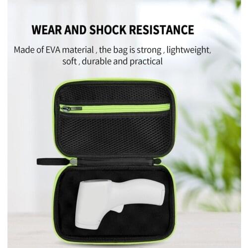 Durable Universal Thermometer Storage Bag Anti-Seismic Package EVA Portable Storage Box Zipper Design Hot Pressing Sewing