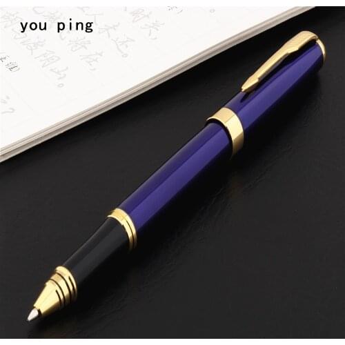Luxury pen high quality 003 Blue Business office Medium Nib Rollerball Pen School student stationery Supplies Ballpoint Pens