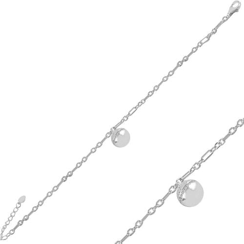 Silver 925 Sterling Zircon Cubic Zirconia Bracelet