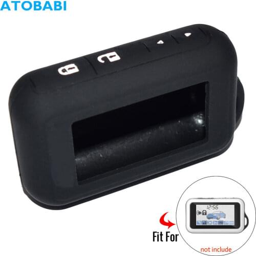 Black Color E60 Silicone Cases for Russian Starline E60 E61 E62 E90 Two Way Car Alarm LCD Keychain Remote Controller Fob Cover