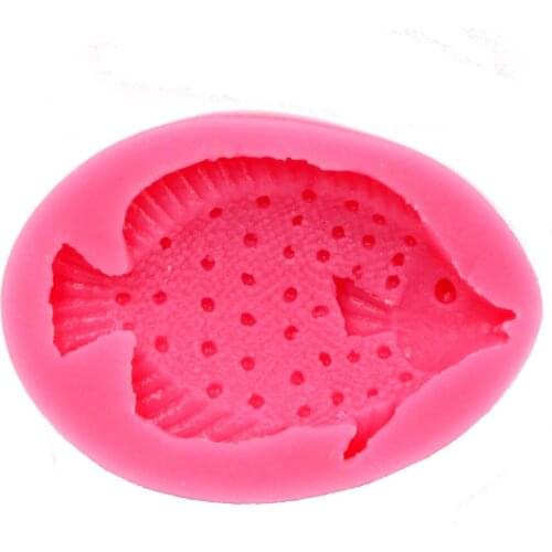 Moldes De Silicone Rendas Para Bolo 1PC 100% Foodgrade 3D Silicone Fish Cake Mold Cake Decoration Fondant Silicone Soap Moldes