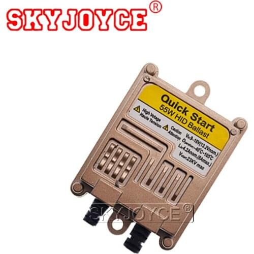 SKYJOYCE Car Headlight 55W Fast Bright HID Ballast AC 12V Ignition Block Slim Quick Start Ballast For Car Light Bulb Xenon Kit