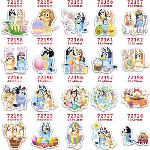 DIY Craft Supplies Sewing Accessories Cartoon Easter Printed Planar Resins Mold 30 Pieces. PR-72153