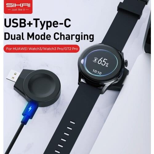 USB Watch Charger For Huawei Watch 3 / Watch 3 Pro Fast Charging Sport Classic For Huawei GT2 Pro ECG Smartwatch Accessories
