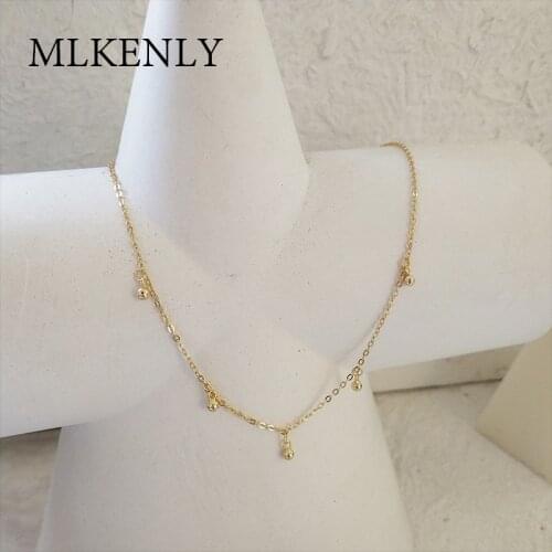 MLKENLY Women chocker gold Silver Chain choker Necklace collana Kolye Bijoux Collares Mujer Collier Fem