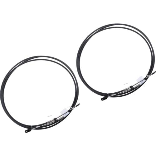 2pcs Throttle Shift Remote Control Box Cable for Yamaha Marine Outboard 8 FT