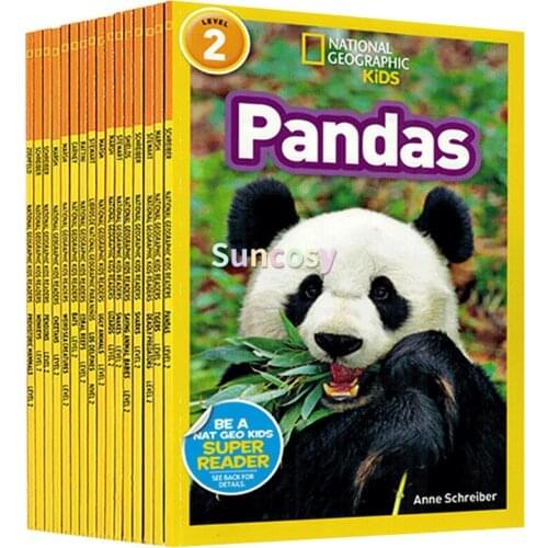 25 Books/set English Picture Book National Geographic Kids Level 2 Kids To Be Good Reader Books Children Popular Science Book