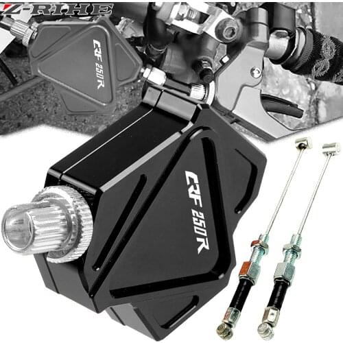 Motorcycle Accessories CRF250R logo CNC Stunt Clutch Lever Easy Pull Cable System for Honda CRF250R CRF 250R 2014 2015 2016
