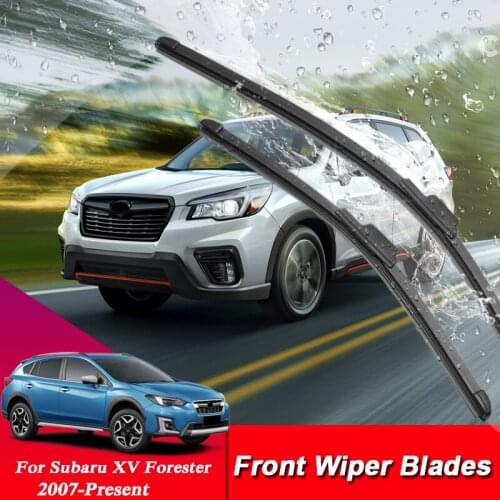 24"26" Car Styling U Frameless Bracketless Rubber Car Windshield Wiper Blades For Subaru Outback Legacy Forester XV Impreza