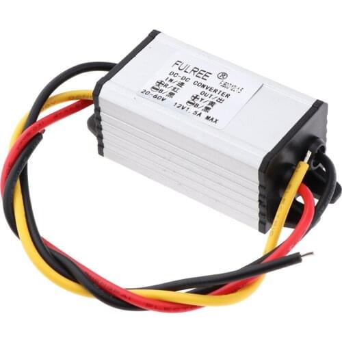 DC/DC Converter 20-60V Step Down To 12V 1.5A 18W Power Supply Module