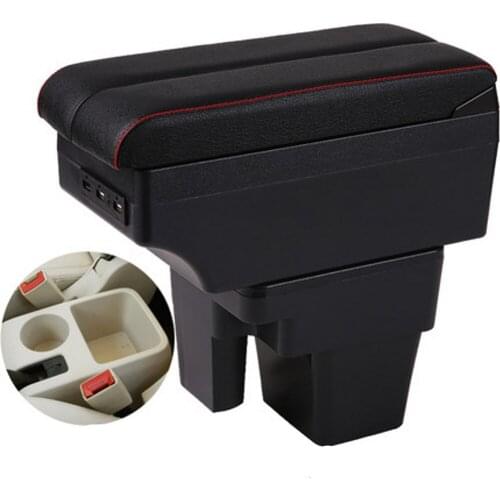 For Chery fulwin 2 armrest box central Store content Storage armrest box with USB