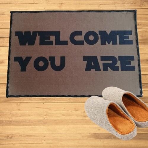 Welcome You Are Doormat Mats Hallway Doorway Bathroom Bedroom Kitchen Rugs Floor Mats Carpet Home Decoration
