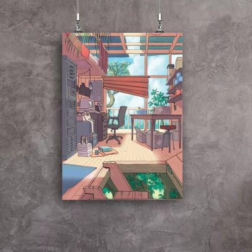 Home Decoration Sunny Day Canvas HD Prints Comfortable Poster Painting Attic Wall Art Modular Picture No Framework For Bedroom