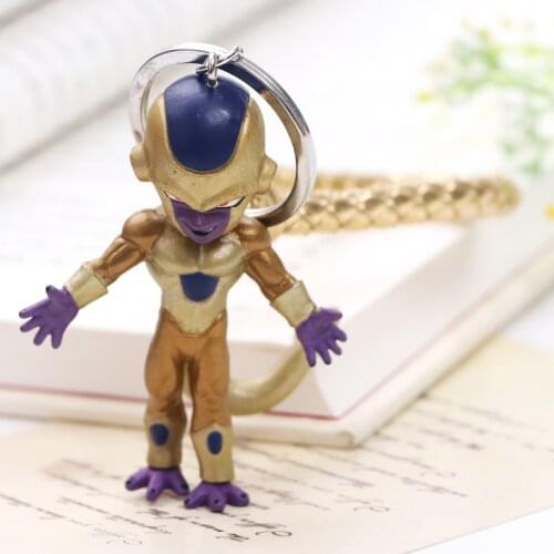 Dragon Ball Z Figures Fashion Cartoon Anime FRIEZA Random Send Series Keychain Gold FREEZER Model Toys Dolls Child Birthday Gift