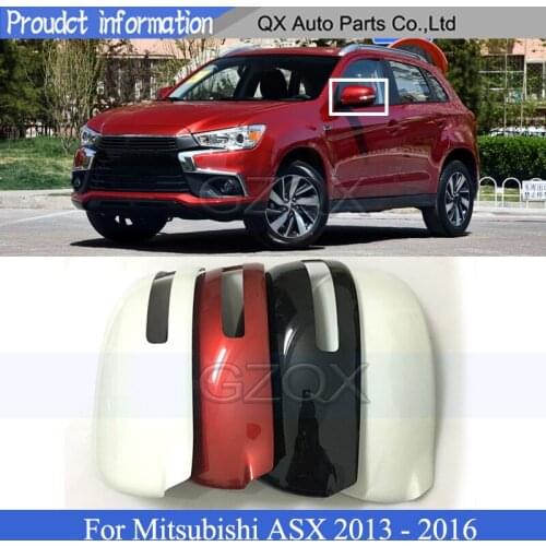 CAPQX Rearview Mirror Cover Shell Lid For Mitsubishi ASX 2013 2014 2015 2016 Outside Mirror Lid Mirror Shell Housing