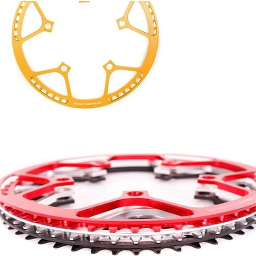 Litepro bicycle ultralight one disc CNC 130BCD 53t 56t 58T Integrated crank wheel with protective plate for SP8 412 folding bike
