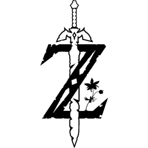 LLY-0510 Video Games Zelda Breath of The Wild Domineering Car Sticker PVC New Design Fashion Cool Style Waterproof Cars Decals