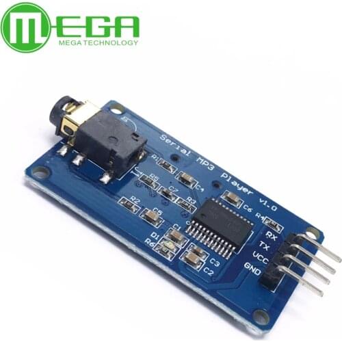YX6300 YX5300 UART Control Serial MP3 Music Player Module For Arduino AVR ARM PIC CF Micro SD SDHC Card UART TTL Support MP3 WAV