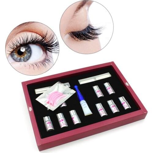 Lash Lift Set Perm Full Lotion Wave False Eyelashes Growth Treatments Curling Permanent Curler Rod Glue Makeup Tool Kit