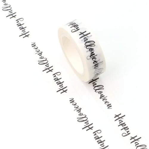 NEW 10pcs/Lot Decorative Happy Halloween Character Washi Tapes Bullet Journal Wholesale Masking Tape Cute Stationery