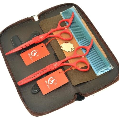 Meisha 5.5" 6.0" Hairdressing Scissors Japan Steel Cutting Shears Professional Barbers Thinning Tijeras Haircut Razors A0065A