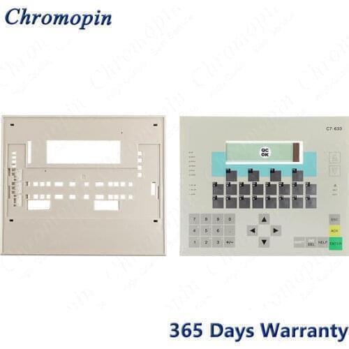 Plastic Front Cases Covers Housing Shell for 6ES7 633-2DF00-0AE3 6ES7633-2DF00-0AE3 C7-633 Plastic Case Cover + Membrane Keypad