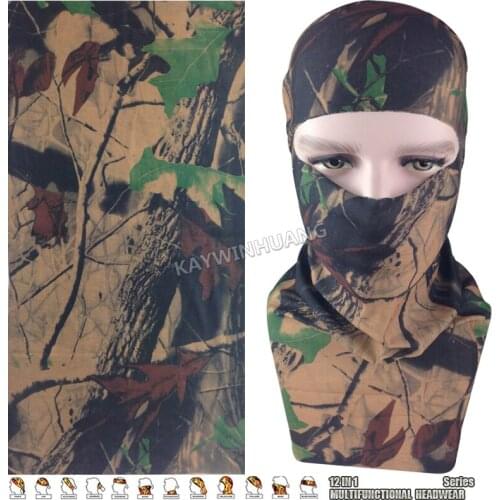 EXPRESS SHIPPING 100pcs/lot (Mix Model OK) Tan Woodland Camo Polyester Microfiber Multifunction Tube Headband Outdoor Bandanas