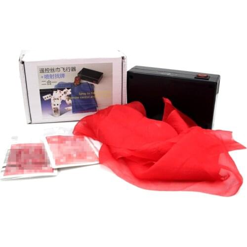 Remote Control Flying Silk Device Silk Flight Magic Tricks Spray To Find Brand Magic Tricks Stage Accessories Props Comedy