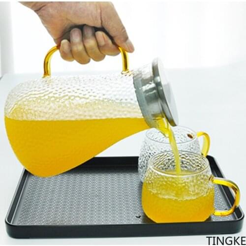 TINGKE Glass Water Bottles