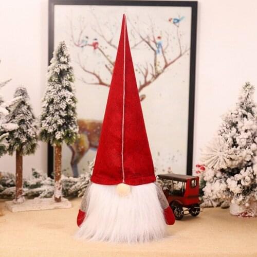 Christmas Tree Decor Christmas Tree Top Rudolph Dolls Xmas Decoration Ornaments Tree Top Topper Home Decoration Supplies