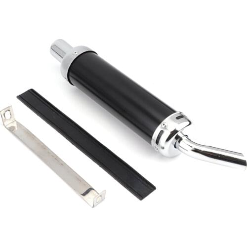 Color Universal metal 28MM Motorcycle Racing Exhaust Muffler Silence Silencer 2 Stroke Motorcycle Exhaust Pipe Muffler