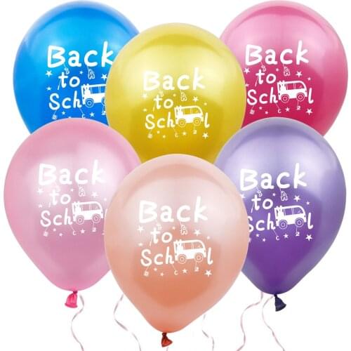 Back to School Balloon Kindergarten Preschool Kids Students Welcome Back Party Favors Classroom Decor 100PCS DEC545