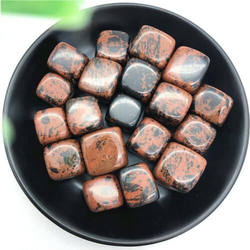 100g Natural Red Obsidian Tumbled Stone Healing Reiki Crystal Chakra Decoration Natural Stones and Minerals