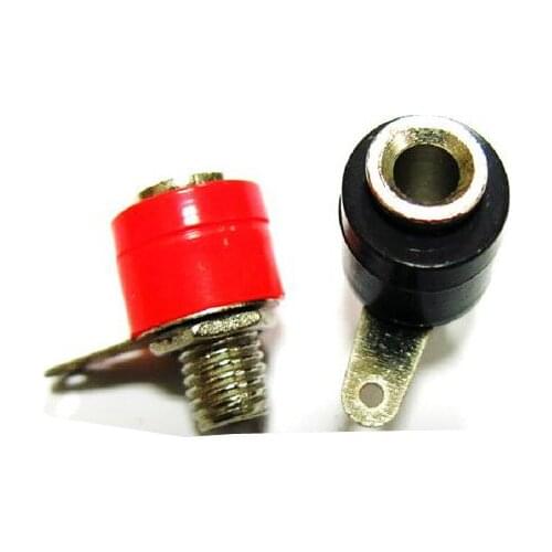 100pcs/lot 4mm Banana Jack Terminal Panel Socket Terminals Test Instrumentation