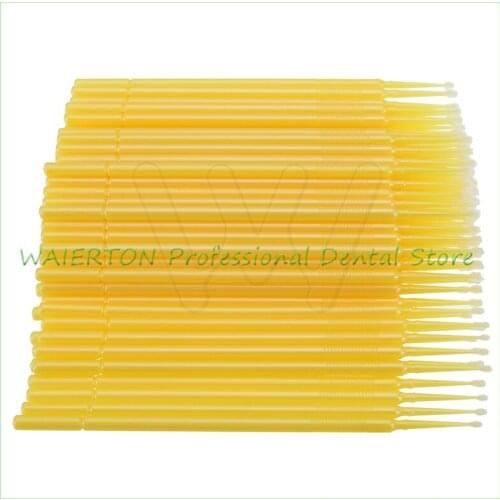 100pcs Dental Disposable Micro applicators Micro brush Eyelash Extension Disposable False Eyelash Micro Brush