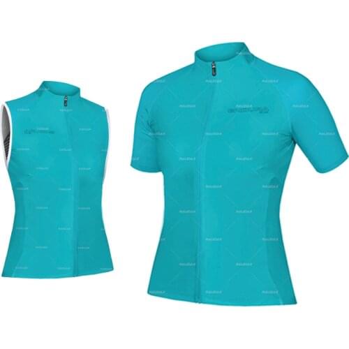 2021 Raudax Endura Summer Quick Dry Team Racing Clothing MTB Cycling Bib Shorts Women Bike Jersey Vest Ropa Ciclismo Triathlon