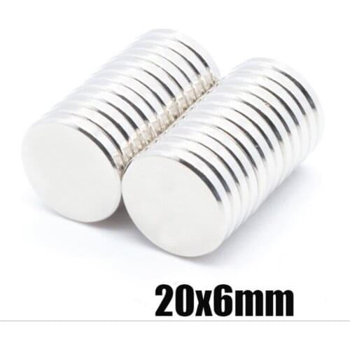 3pcs20X6mm N50 Neodymium Magnets Rare Earth Round Supper Strong Grade