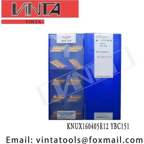 Free shipping high quality 10pcs/lots KNUX160405R12 YBC151 cnc carbide threading inserts
